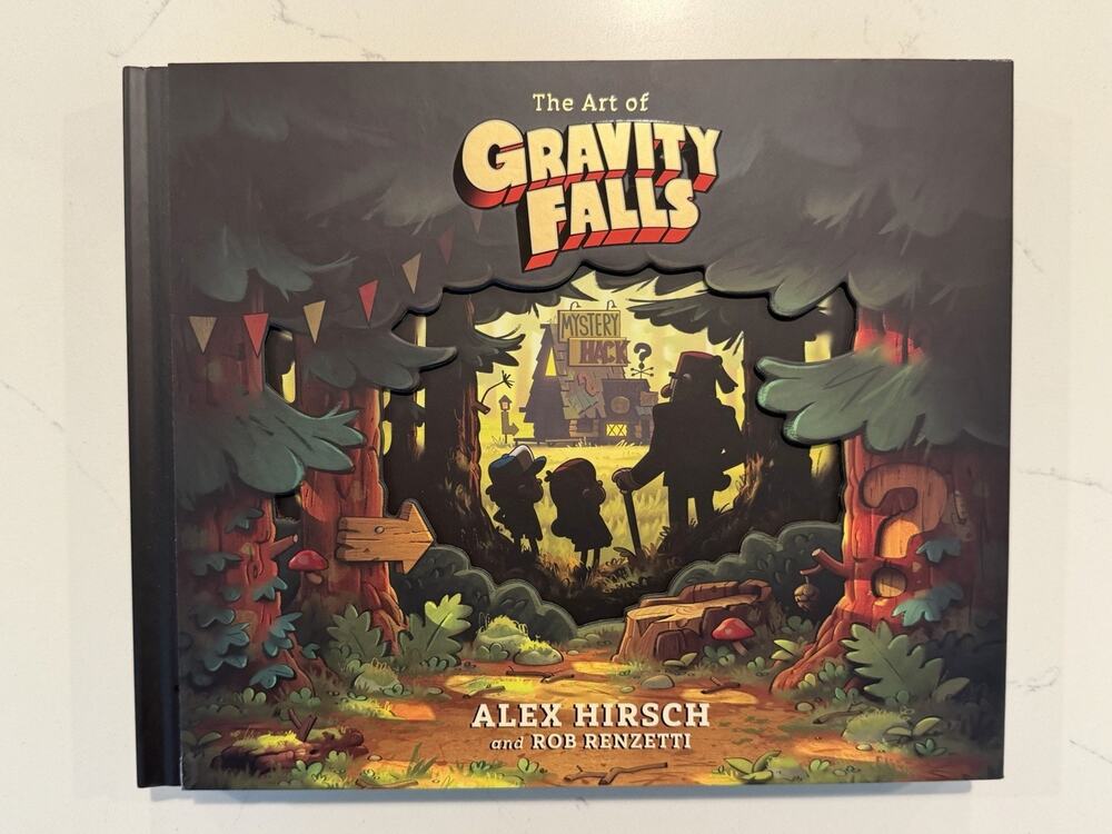 The Art of Gravity Falls SIGNED BOOK Alex Hirsch Hardcover FULL SIGNATURE #1